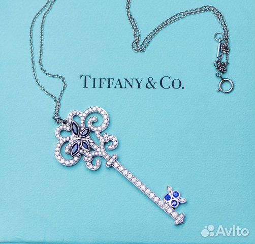 Платиновая подвеска- ключик Tiffany&Co Платиновая подвеска- ключик Tiffany&Co