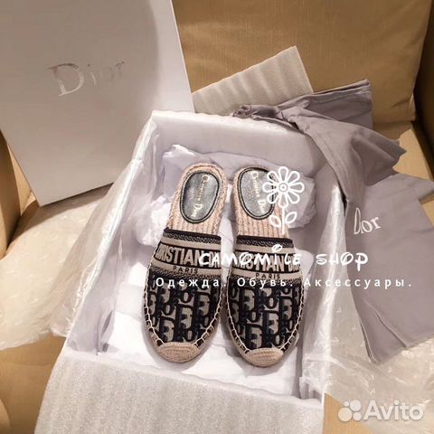 Эспадрильи Christian Dior (36-41) Luxe Эспадрильи Christian Dior (36-41) Luxe