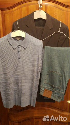 Canali костюм, джинсы, поло Canali костюм, джинсы, поло