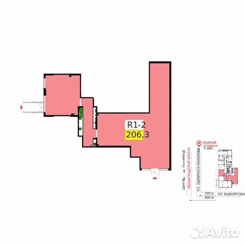 Сдам помещение свободного назначения, 213.3 м² Сдам помещение свободного назначения, 213.3 м²