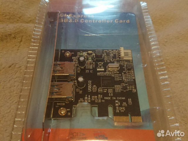 Контроллер PCI-EX x1 USB 3.0 Card 2 Port Контроллер PCI-EX x1 USB 3.0 Card 2 Port