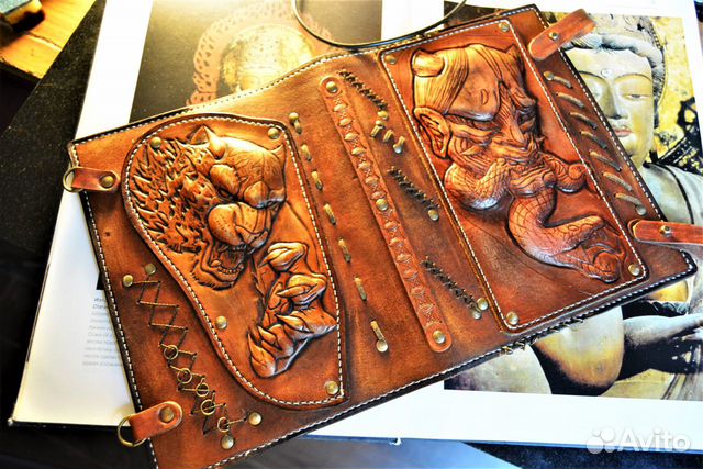 Ежедневник кожаный, ручной работы Ежедневник кожаный, ручной работы