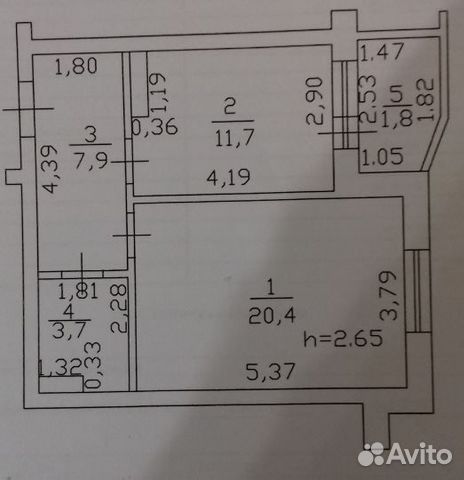 1-к квартира, 45.5 м², 8/10 эт. 1-к квартира, 45.5 м², 8/10 эт.