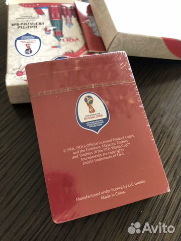Карты игральные. Fifa2018 чм по футболу
