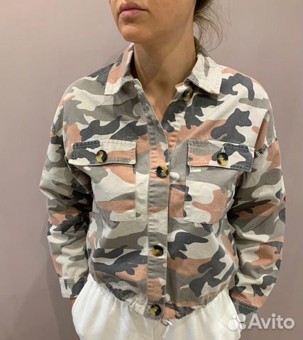 Хлопковая куртка bershka размер M Хлопковая куртка bershka размер M