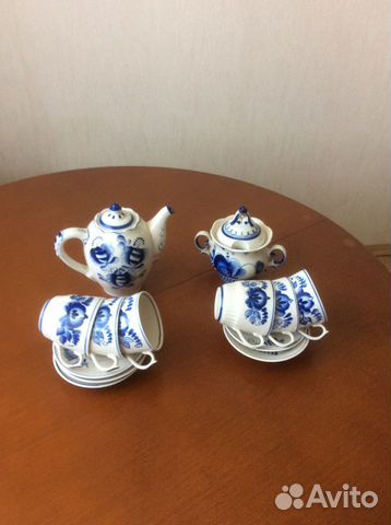 Чайный сервиз «Гжель»