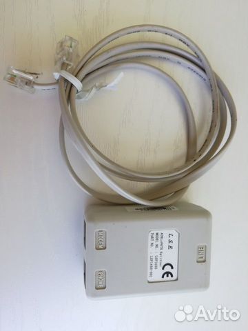 Сплиттер для телефона adsl с проводом Сплиттер для телефона adsl с проводом