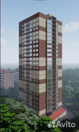 1-к квартира, 42.8 м², 7/24 эт.