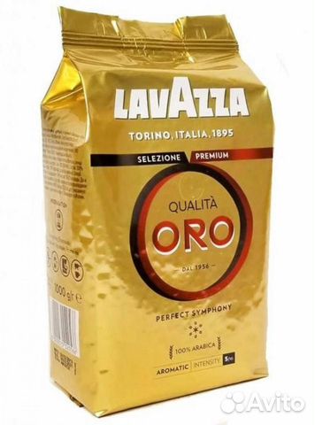 Кофе в зернах Lavazza Qualita Oro 1000г (1кг) Кофе в зернах Lavazza Qualita Oro 1000г (1кг)