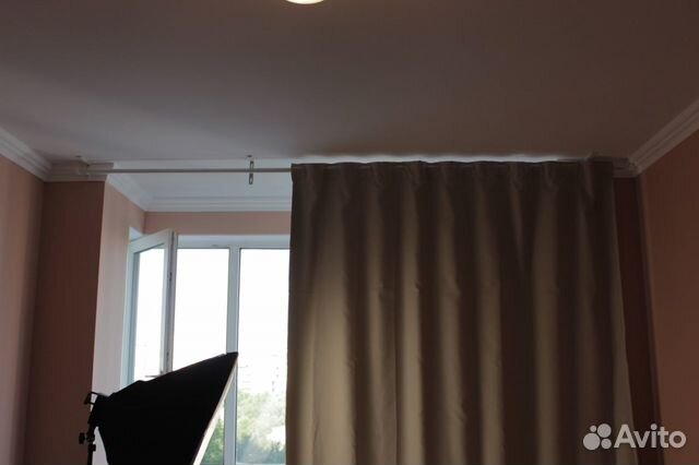 Карниз двойной белый/ гардинный Карниз двойной белый/ гардинный