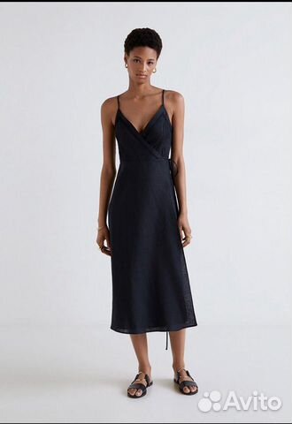 Льняной Сарафан mango новый