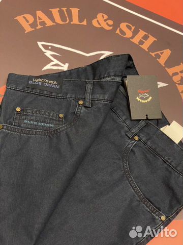 Paul&shark Blue Denim Джинсы Летние р.58