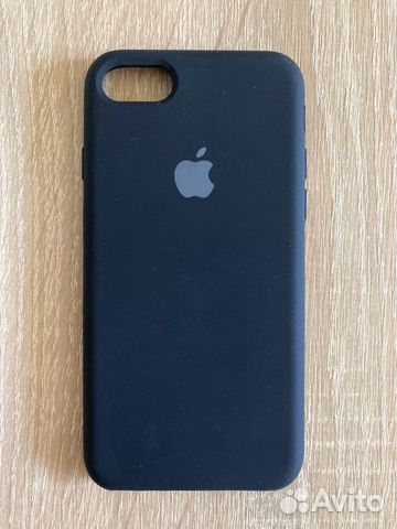 Силиконовый чехол на iPhone SE2 / 7 / 8 (чёрный)