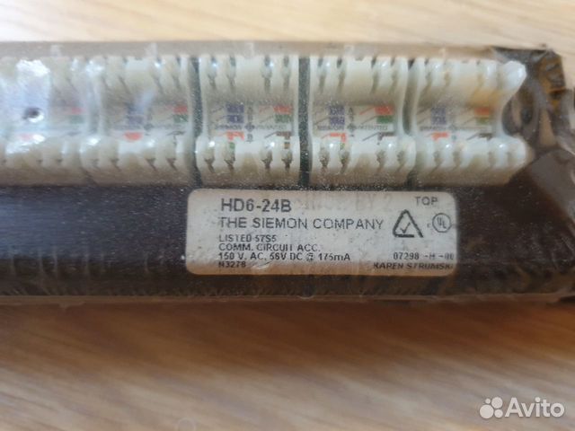 Siemon HD6-24B Патч-панель 6-й категории 24 порта Siemon HD6-24B Патч-панель 6-й категории 24 порта