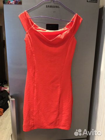 Летнее красное Платье