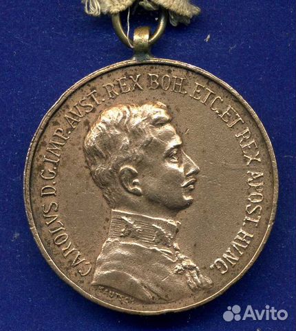 Австро-Венгрия. Медаль за храбрость 1916 г Австро-Венгрия. Медаль за храбрость 1916 г