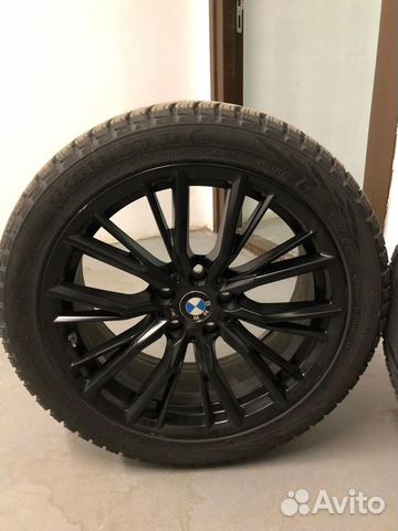 Зимние колеса в сборе r18 796m 796 bmw g20 black