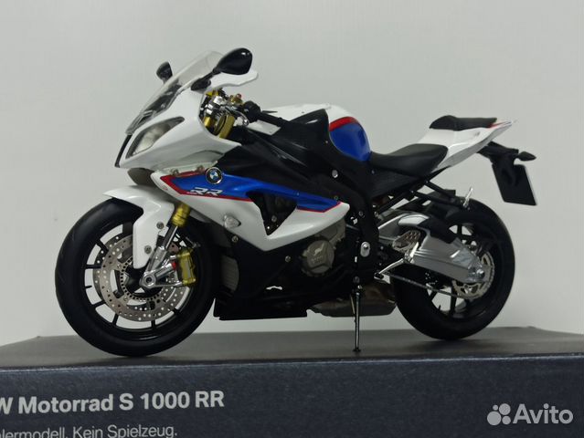 Мотоцикл Bmw S 1000 RR 1:10 2шт Дилер Мотоцикл Bmw S 1000 RR 1:10 2шт Дилер