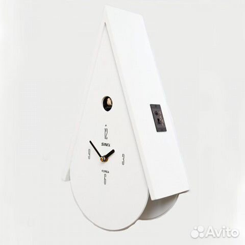 Настенные часы с кукушкой Sinix 502 W (белые)