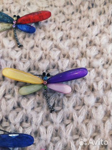 Брошь Стрекоза Брошь Стрекоза