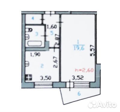 1-к квартира, 38.3 м², 10/10 эт.