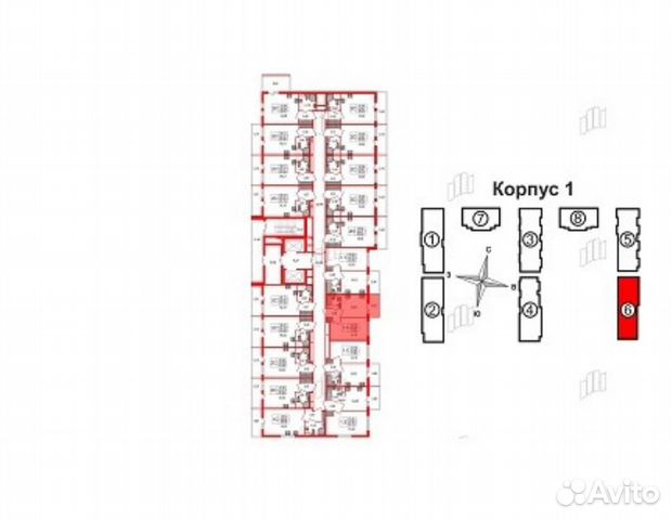 1-к квартира, 31.8 м², 10/14 эт.