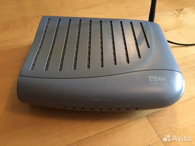 WiFi router ZTE zxdsl 531B