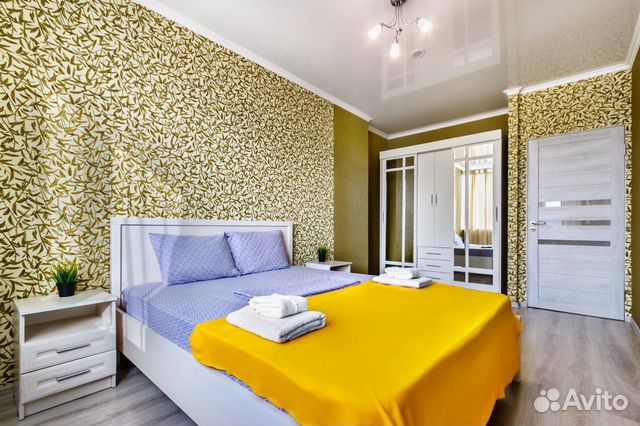 

1-к. квартира, 45 м², 2 кровати