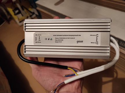 Блок питания для светодиодной ленты gauss 60w 12v
