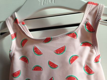 Купальник детский LaRedoute арбузы длина 32см