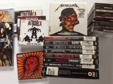 Metallica - коллекция 16 CD и DVD фирма