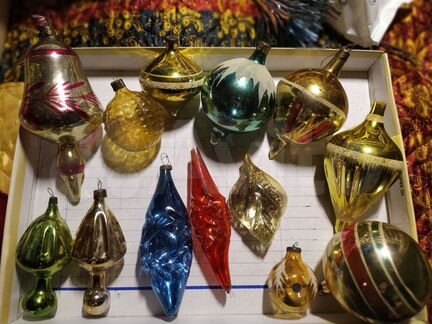 Елочные игрушки СССР