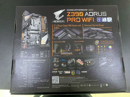 Материнская плата Gigabyte z390 Aorus Pro WiFi