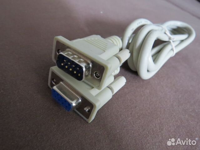 Кабель COM 9pin (m) - COM 9pin (f) новый