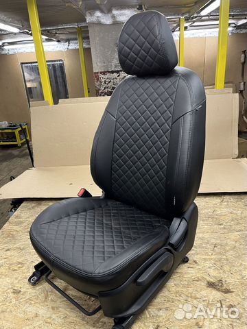 Чехлы под кожу сидений салона Киа Серато 3