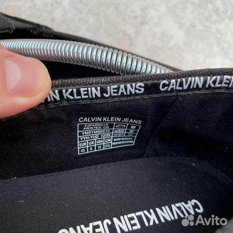 Слипоны эспадрильи Calvin Klein