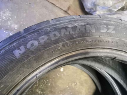 Nokian 215/55 R17, 2 шт