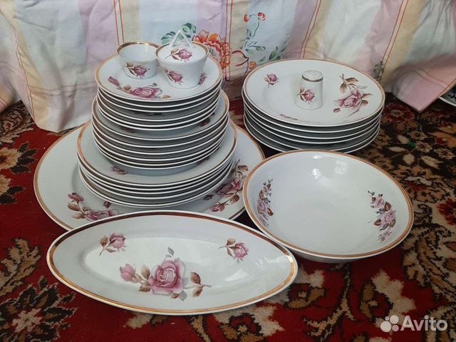 Сервиз,посуда ссср, винтаж, Блюдо Кузнецова