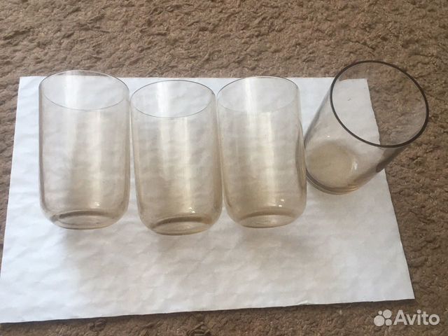 Стаканчики хрустальные и стеклянные