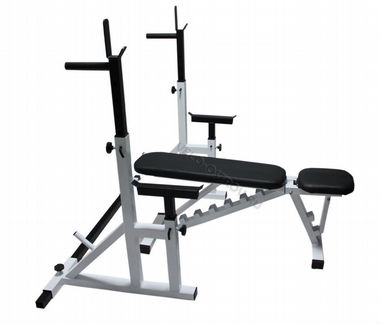 Скамья для жима + стойка с подстраховкой