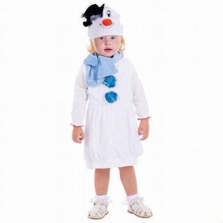 Костюм снеговика для девочки