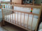Детская кровать с матрасом и бортиками объявление продам
