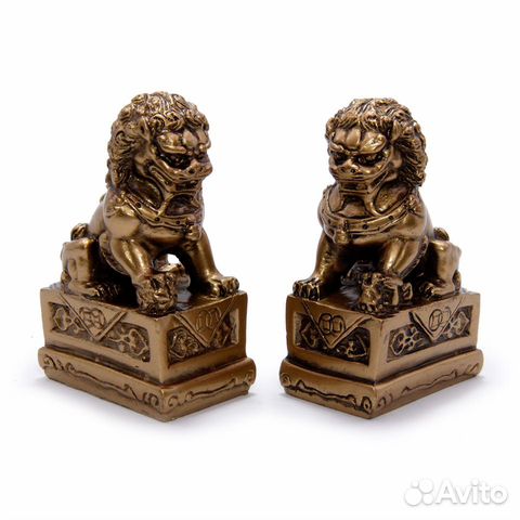 Собака Фу Набор Статуэток из полистоуна RU*016