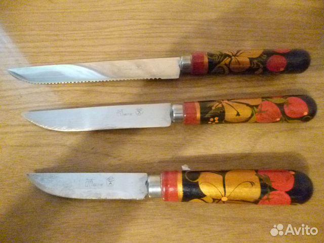 Ножи хохлома СССР