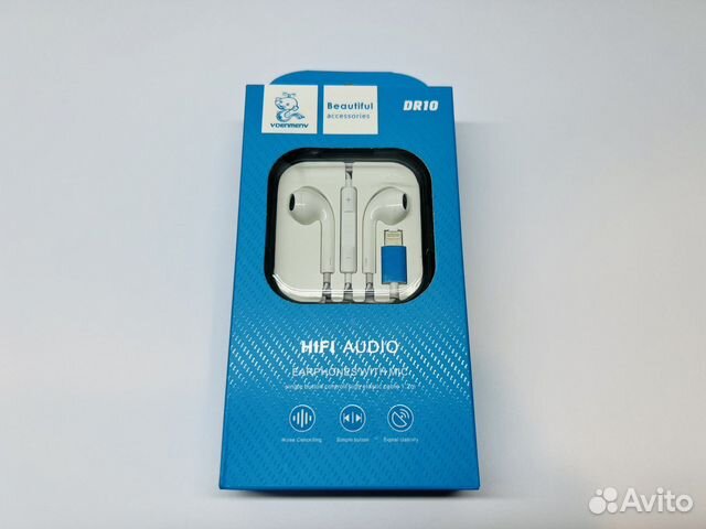 Наушники denmen DR10, lightning