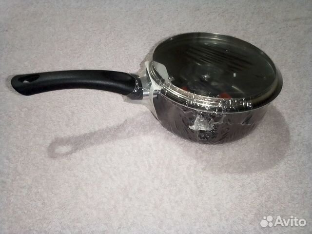 Ковшик с крышкой 1.5 л новый