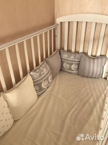 Кроватка детская Гандылян Дени ящик колесики