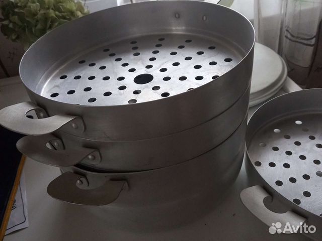 Пароварка алюминиевая бу