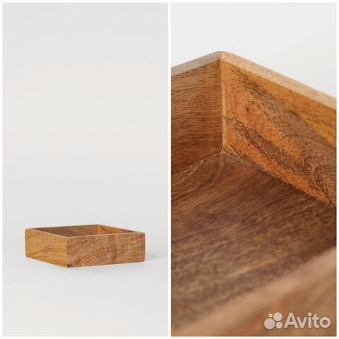 Поднос деревянный новый h&m home