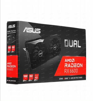 Видеокарта Аsus Dual Radeon RX6600 на 8gb
